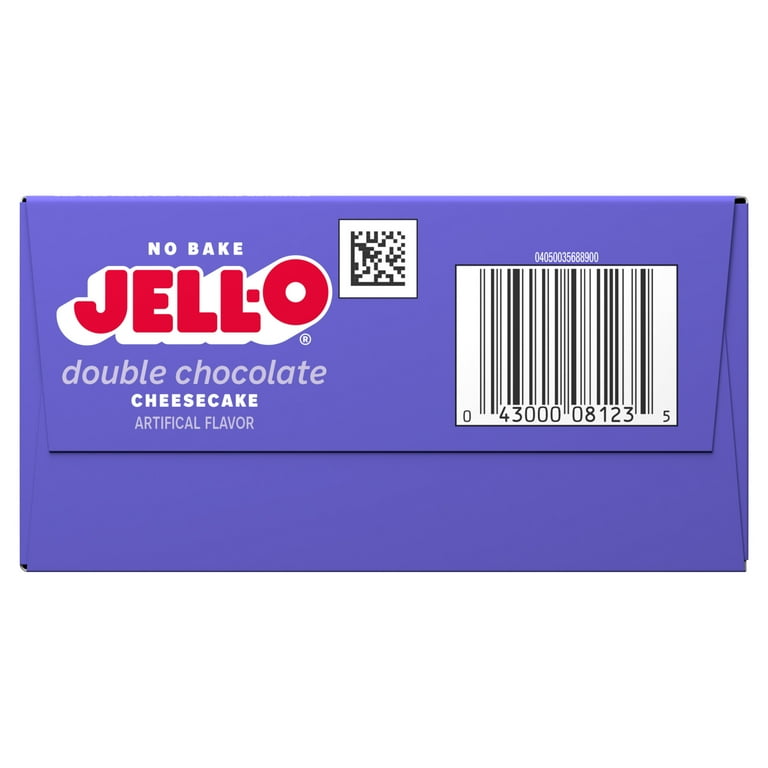 Jell-O No Bake Double Chocolate Cheesecake Dessert Kit with