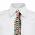 thumbnail image 2 of Colorful Necktie, Retro Fashion Fun Childish, Dress Tie, 3.7", Multicolor, by Ambesonne, 2 of 3