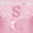 Monogrammed S, variant on meiyoeat Pink Glitter Butterfly Monogrammed A Twin Comforter Sets for Girls, Sparkle Floral Initial Letter Bedding Set, Pink Reversible 2-Piece, 1 Comforter and 1 Pillowcase