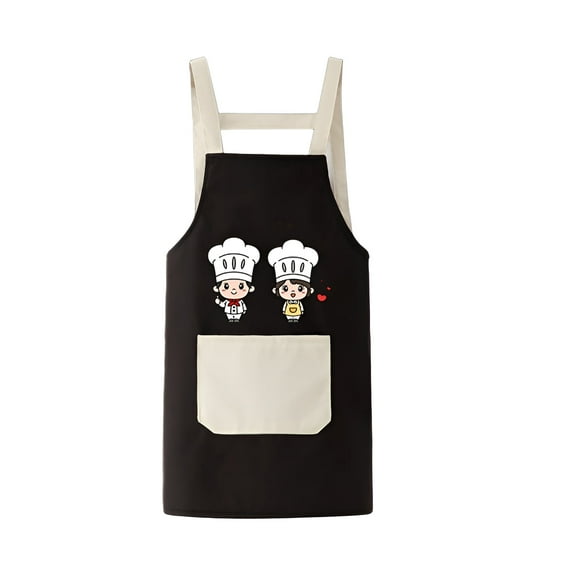 AUQCO Kids Apron,Polyester Kids Aprons Bulk,Childrens Apron,Style 1,M