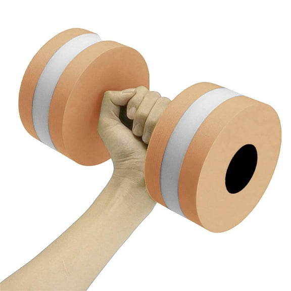 Guozer EVA Foam Aquatic Dumbbell 1Pair Aquatic Exercise Dumbbells Pool Fitness Aqua Fitness Barbells Portable Aquatic Sports Equipment