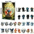 thumbnail image 3 of Calendrier de l'Avent Surprise Countdown pour Enfants Festifs avec 24 Mystères - Ensemble de Compte à Rebours pour Célébration Intérieure Extérieure, 3 of 8