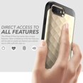 thumbnail image 4 of iPhone 8 Plus Case, iPhone 7 Plus Case, by Clayco [Hera Series] Full-body Rugged Case with Built-in Screen Protector, Gold, 4 of 5