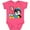 Vintage Hot Pink, variant on Inktastic Penguin 1st Birthday Boys or Girls Baby Bodysuit