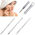 thumbnail image 4 of 3 Pcs Double Ended Blackhead Comedone Blemish Acne Extractor Remover Tool Set, 4 of 7