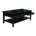 thumbnail image 6 of International Concepts Spencer Black Wood Coffee Table, 6 of 11