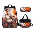 thumbnail image 1 of Juego de mochilas Free Fired Hero School de 3 piezas con bolsa de hombro, 1 of 1