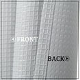 thumbnail image 5 of 2 Pcs Waffle Weave Fabric Tier Curtain, Rod Pocket Waterproof Small Curtain, 5 of 7