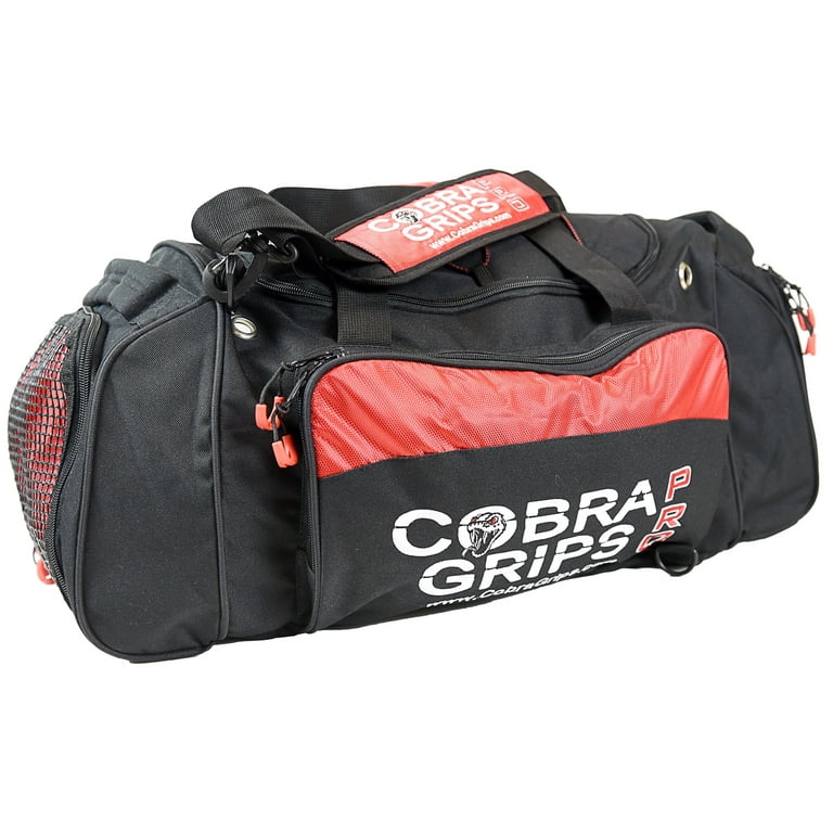 Sport Large Best Gym Duffle Travel Bag Wet Dry Storage Carry On Cobra Grips BackPack BLACK