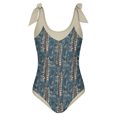thumbnail image 3 of Aayomet Plus Size Swimsuit for Women Slimming Ruffle Swimsuit One Piece Lace Swimwear,Beige L, 3 of 4