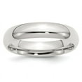 thumbnail image 1 of Bague de Mariage Confort pour Dames 5mm en Argent Sterling, 1 of 5