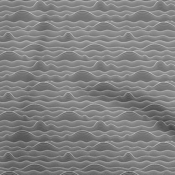 oneOone Cotton Jersey Black Fabric Asian Japanese Wave Craft Projects Decor Fabric Printed By The Yard 58 Inch Wide