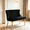 Gold Black, variant on Velvet Upholstered Dining Bench, Tufted Loveseat Bench with Backrest, Stainless Steel Legs & Nailhead Trim, for Dining Room, Entryway & Bedroom