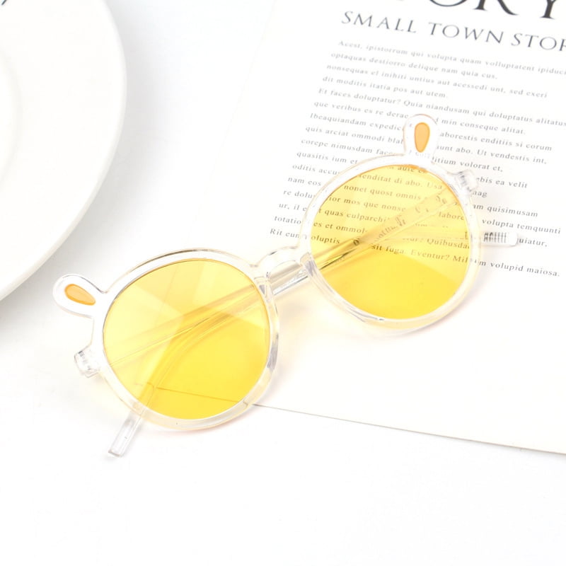 Babyhug Crane Shaped Sunglasses - Yellow main image 0