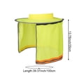 thumbnail image 2 of Slccxzc Hard Hat Neck Shade with Reflective Strip High Visibility Sun Visor for Outdoor Construction Work (Hard Hat Not Included), 2 of 7