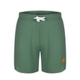 thumbnail image 4 of Puntoco Cargo Stretch Short Pants,Men'S Washing Wrinkled Pockets, Elastic Waist Shorts, Straight Leg Shorts, Sports Pants, and Cropped Pants Green 14(XXXL), 4 of 6