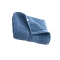 thumbnail image 3 of Toalla de limpieza de lavado de cara para manos Toalla de algodón suave de absorción de agua para el baño del hotel en casa, azul Inevent HA4796-03B, 3 of 6