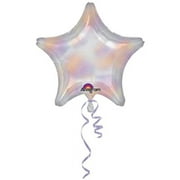Anagram 56477 32 in. Iridescent Star Foil Balloon