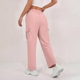 thumbnail image 6 of Women's Stretch Waist Casual Pants with Belt Loops and Side Pockets for Everyday Wear, 6 of 8