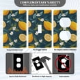 thumbnail image 3 of Yayeee Toggle Light Switch Wall Plate 1-Gang 4.5"x2.7" Home Decorative Outlet Cover, Green Lemons, 3 of 7