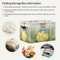 thumbnail image 5 of Rabbit and Yellow Easter Eggs Foldable Storage Basket,Canvas Fabric Foldable Storage Bins with Handles Open Home Storage Bins Boxes for Toy Book Shelf Closet Baskets, 5 of 9