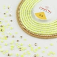 thumbnail image 2 of BOCAR 6mm 6 Strands Clay Beads Kit Vinyl Flat Handmade Polymer Clay Beads with 2 Strands Alloy Beads Spacer 1 Roll Elastic Strings for Jewelry Making (CB-003-Elfin Yellow), 2 of 4
