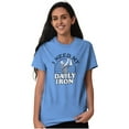 thumbnail image 4 of I Need My Daily Iron Golfer Golf Joke Plus Size Crewneck Graphic Tee Shirt Brisco Brands 3X, 4 of 5