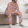 thumbnail image 6 of KLL Fruit Sleepwear Mens Flannel Pajamas,Long Cotton Pj Set, 6 of 7
