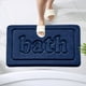 thumbnail image 5 of Tapete de baño - Súper absorbente y antideslizante, lavable a máquina, alfombra suave de pelo largo, 20x31,5 pulgadas, gris/blanco/caqui/rosa/azul marino, 5 of 7