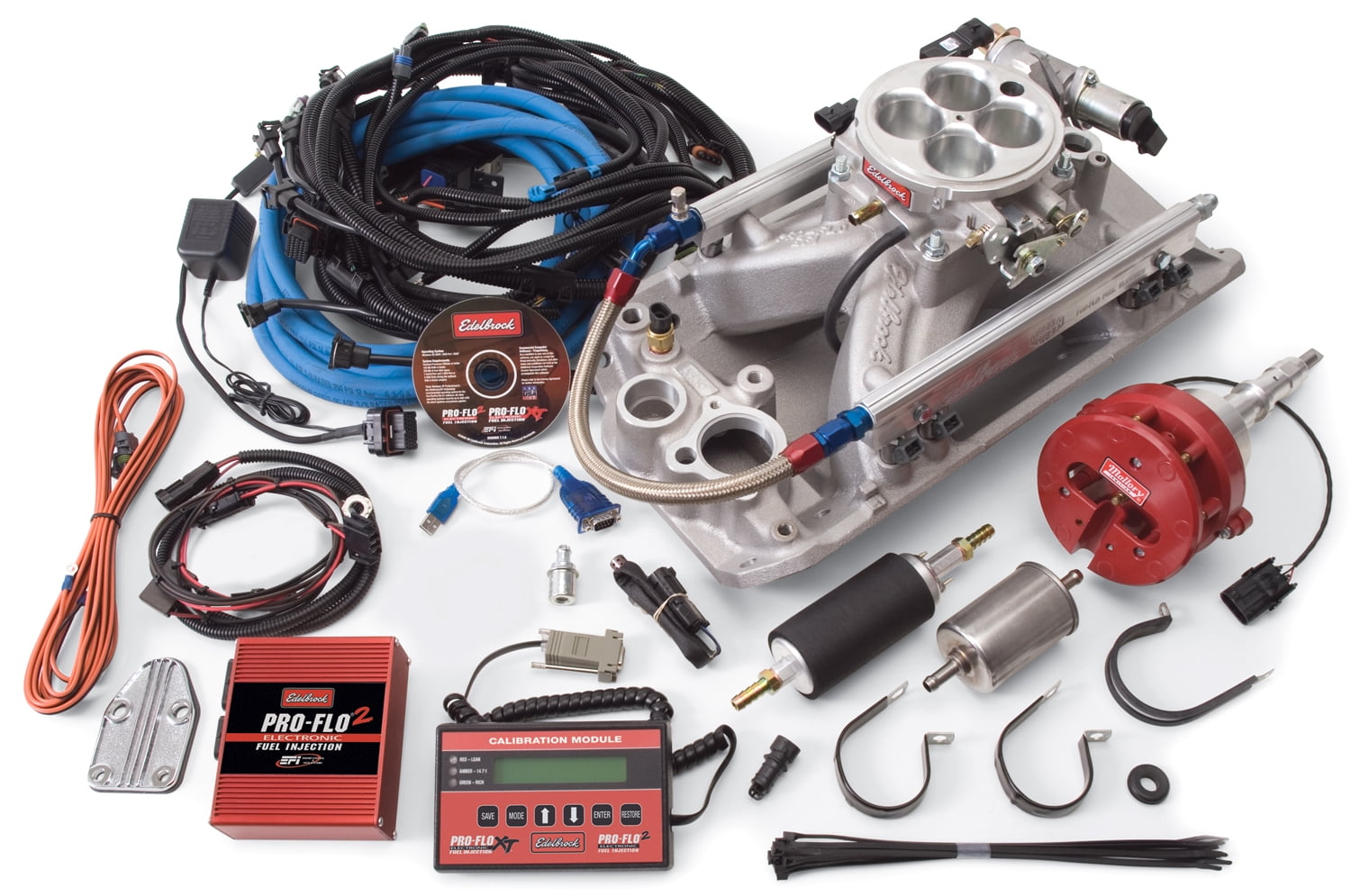 Edelbrock 35310 ProFlo 2 Electronic Fuel Injection Kit Cast Iron