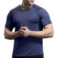 thumbnail image 2 of Camisetas para hombre, blusas y camisas de cuello redondo y manga corta para hombre, camiseta deportiva de manga corta sensible al hielo para hombre, traje de secado rápido para correr al aire libre y, 2 of 6