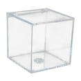 thumbnail image 4 of Acrylic Clear Box with Lids Transparent Gift Box Candy Box Box for home Wedding 8cm, 4 of 8
