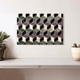 thumbnail image 2 of Elephant Stock Gradient Geometric Cubes Wall Art - Horizontal Canvas Wall Art - Living Room Wall Decor - Abstract Canvas - Black And Gray Decor - 12" x 8", 2 of 8