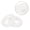 White, variant on Professional Silicone Ear Cups for Space Headphones Comfortable Earpads Ear Cushions Replacement