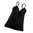 thumbnail image 4 of lionlar 2pcs Women Adjustable Strap Built In Bra Tank Tops Camisole, 4 of 9