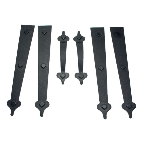 Household Essentials HingeIt 6 Piece Decorative Garage Door Hinge Set