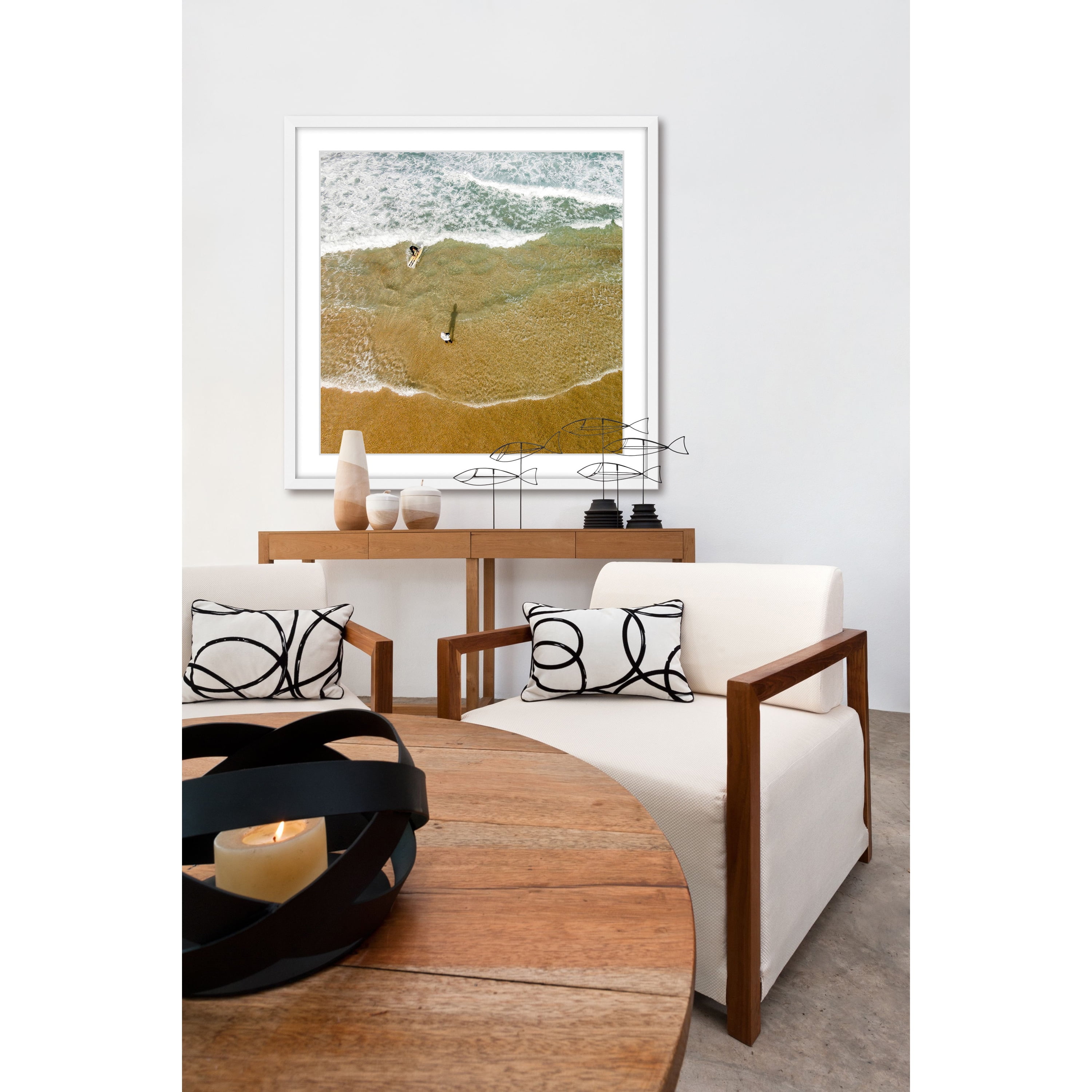 "In the Tide" Framed Painting Print