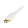 thumbnail image 4 of StarTech.com Mini DisplayPort to HDMI Converter Cable - 3 ft (1m) - mDP to HDMI Adapter with Built-in Cable - (M / M) Ultra HD 4K - White (MDP2HDMM1MW) - Adapter cable - Mini DisplayPort male to HDMI male - 3.3 ft - white - 4K support, 4 of 6