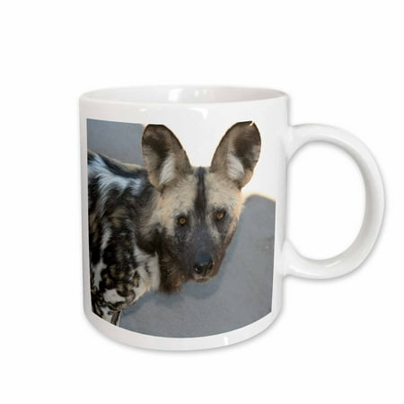

South African Wild Dog head shot 11oz Mug mug-26815-1