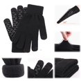 thumbnail image 3 of Knit Thermal Gloves, Wool Non-slip Touch Screen Gloves, 3 of 5