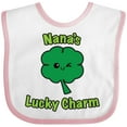 thumbnail image 3 of Inktastic Nana's Lucky Charm Boys or Girls Baby Bib, 3 of 4