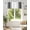 Black White, variant on Rustic Checkered Plaid Kitchen Valances for Windows Sage Green Valance Curtains for Kitchen /Living Room/Bedroom/ Bathroom Decor, 54"x18 " ,Rod Pocket 1 Panel,