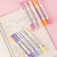 thumbnail image 4 of Dual-Tip Highlighter Marker Set, 8 Assorted Colors with Fine and Broad Tips, Quick-Dry No Bleed ink for Journaling and Bible Notes, Schol Supplies for Color Coding, 4 of 8