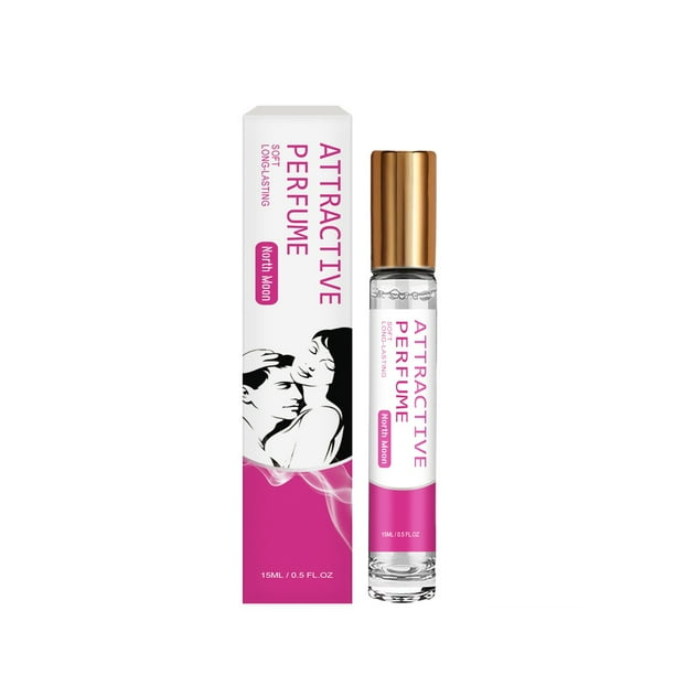 Pheromone Infused EssentialOil Perfume Pheromone Roll-On Perfume Long-lasting Scent Rose Pheromone FragranceOil For Women,15ML