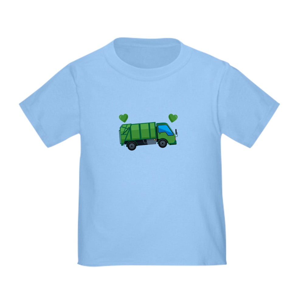 Custom Toddler T-Shirt I Love Garbage Trucks Cotton Boy /& Girl Clothes