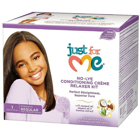 Just For Me No-Lye Regular Conditioning Creme Relaxer Kit 1 ea (Pack of 2)