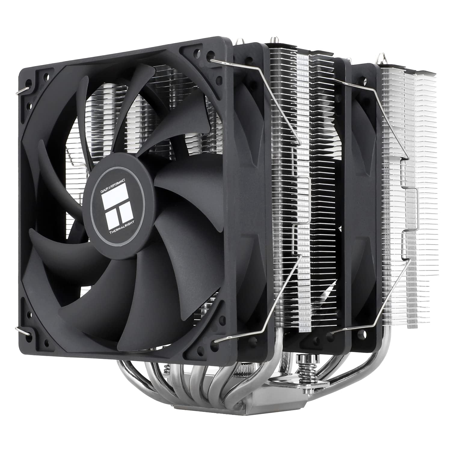 Thermalright Peerless Assassin 120 SE CPU Cooler, 6 Heat Pipes AGHP Technology, Dual 120mm PWM Fans, 1550RPM Speed, for AMD:AM4 AM5/Intel LGA 1700/1150/1151/1200/1851,PC Cooler