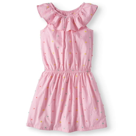 Casual Ruffle Chambray Dress (Little Girls & Big Girls, Plus)