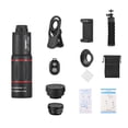 thumbnail image 5 of Telephoto Lens,Lens 0.63x Wide 4 In 1 Lens 198° Fisheye 18x Mobile Lens Shutter 0.63x Wide 15x Universal Kit 18x Apl-t18xbzj5 4 In 15x Lens With In 1 Lens Mobile Lens 198° Wide 15x Lens Ser, 5 of 7