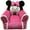 Multicolor, variant on Disney Minnie Mouse Kids Figural Bean Bag Chair with Sherpa Trimming, Multi-Color
